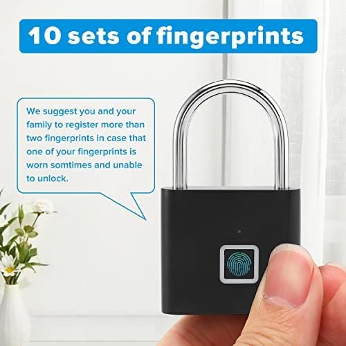 Fingerprint Padlock Chargeable