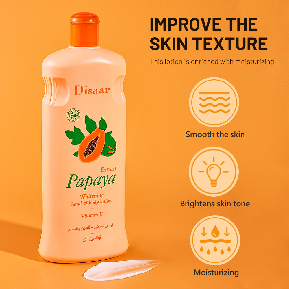 Disaar - Papaya Extract Whitening Hand & Body Lotion + Vitamin E (Original)