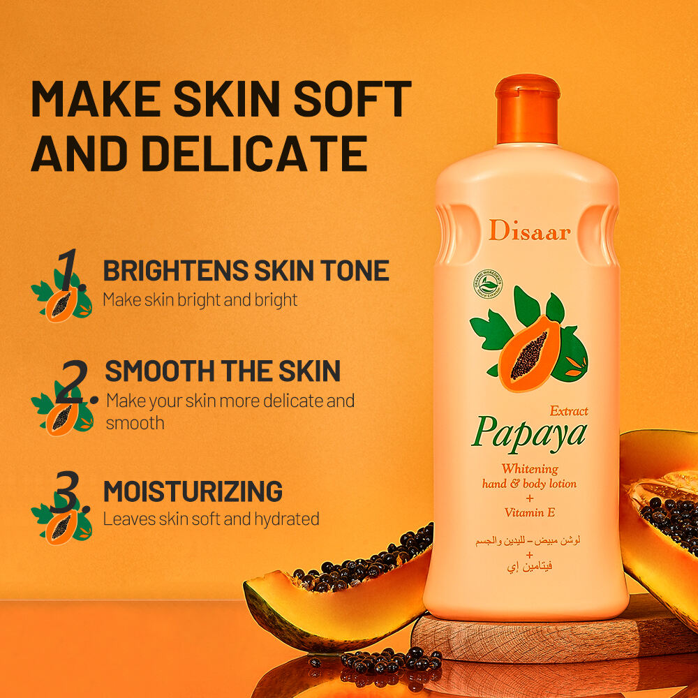 Disaar - Papaya Extract Whitening Hand & Body Lotion + Vitamin E (Original)
