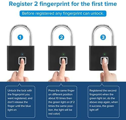 Fingerprint Padlock Chargeable